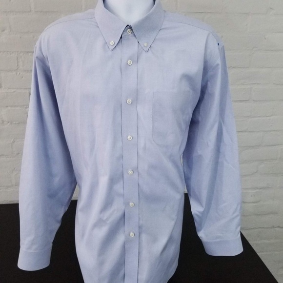 LL BEAN Men's Long Sleeve Traditional FIt Sz 18 - Picture 2 of 8